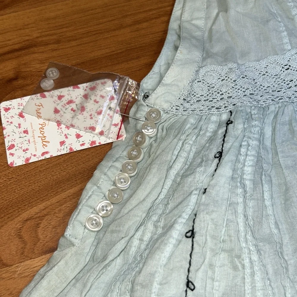 NWT Free People Apron Swing Tank Top